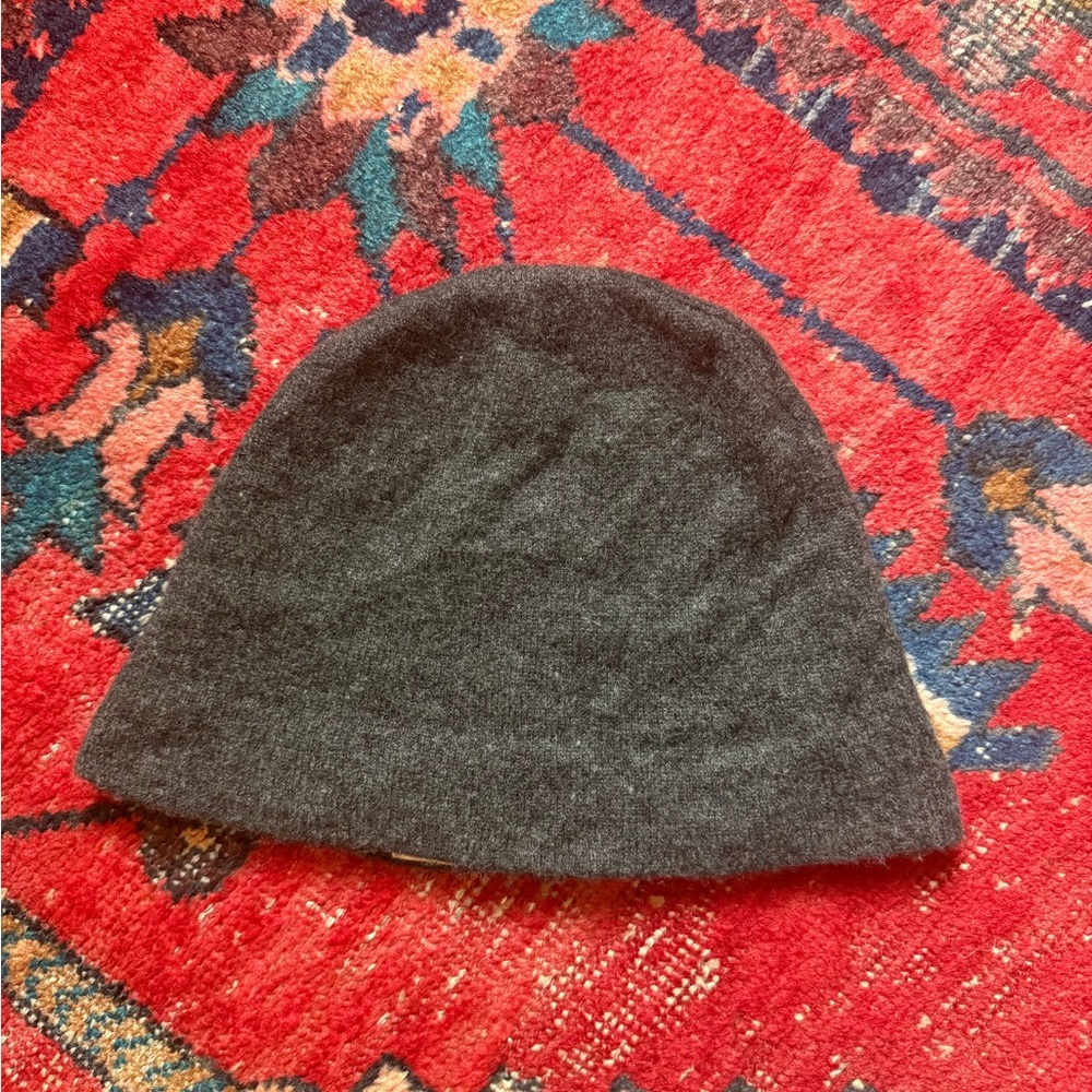 ARTS & SCIENCE Simple Gray Cashmere Beanie - Japan Quiet Luxury